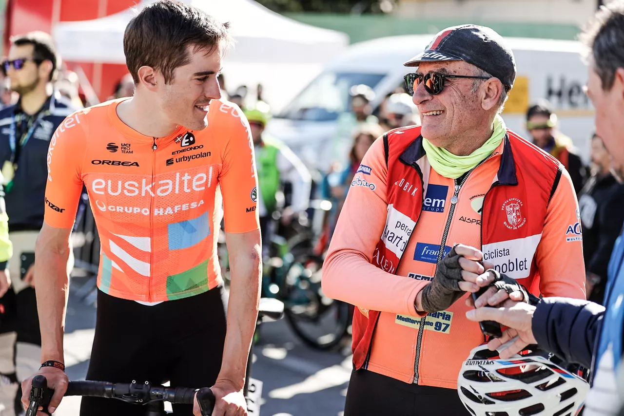 Joan Bou, ezkerretara, artxiboko irudian. Argazkia: EFE.