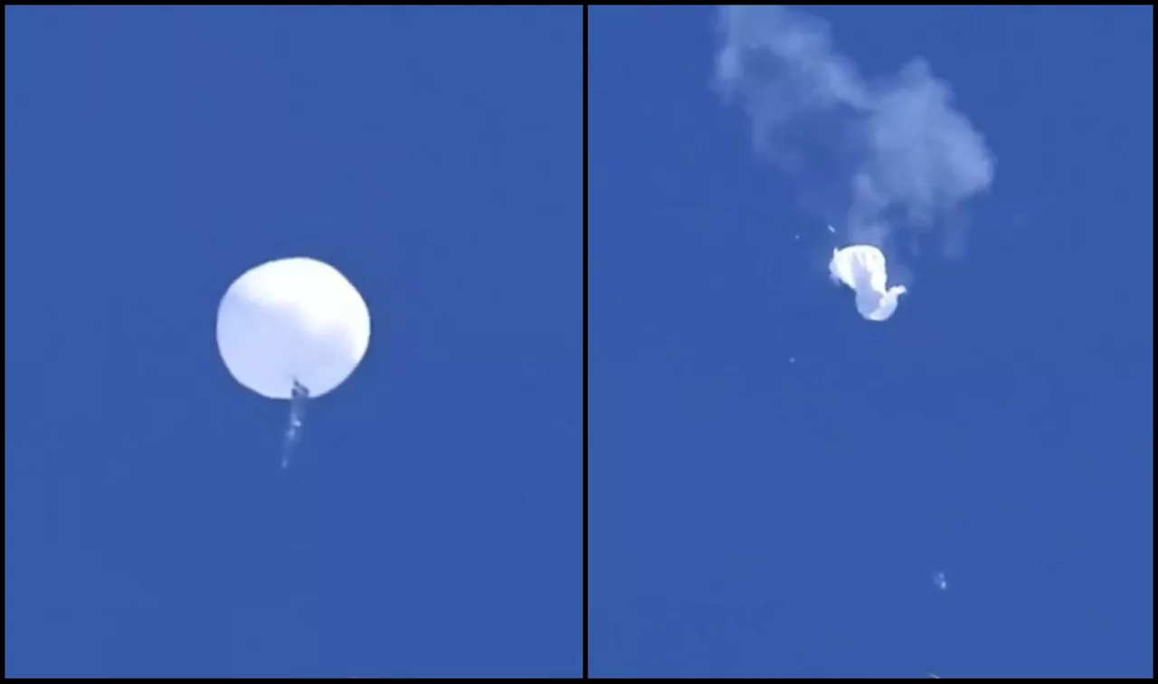 Globo-espía derribado