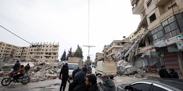 Destrozos en Idlib (Siria). Foto: EFE