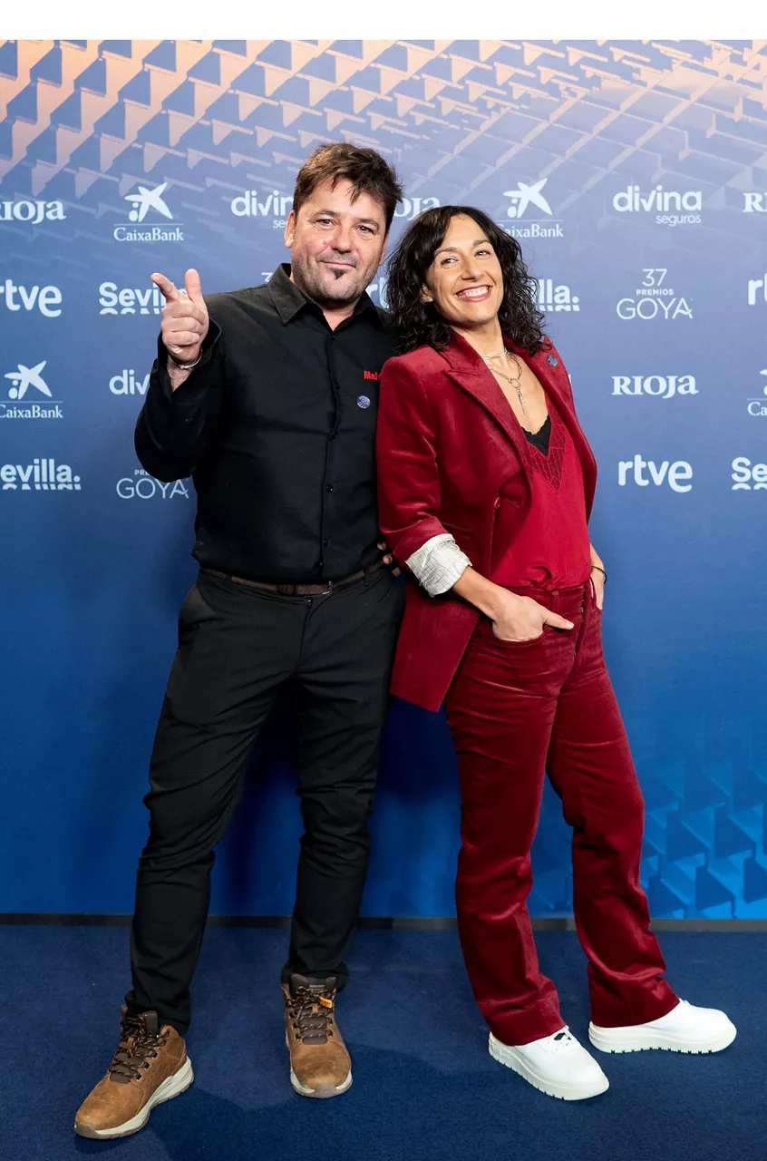 Raul de la Fuente eta Amaia Remirez "Maldita: A love song to Sarajevo" filmaren zuzendariak