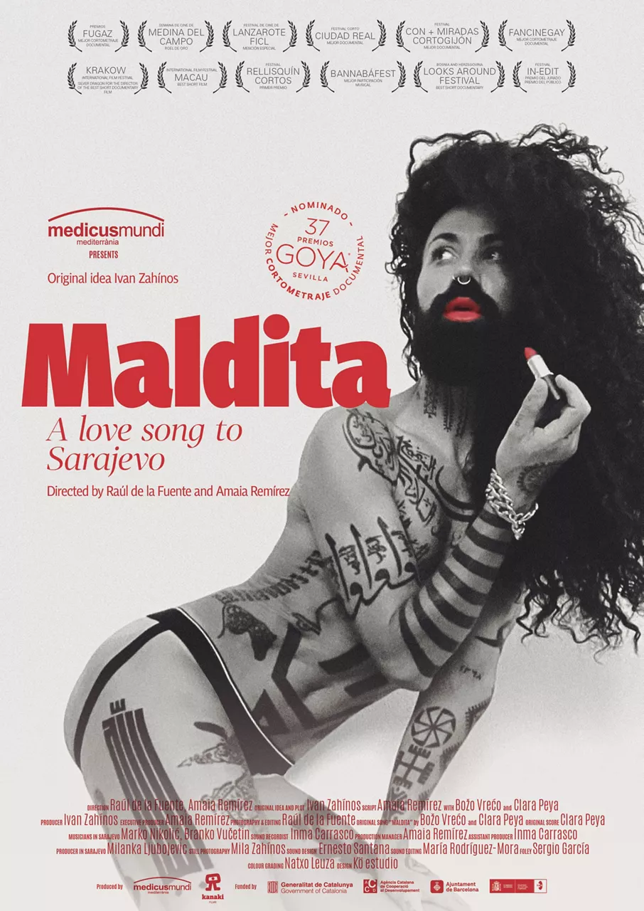 "Maldita: A love song to Sarajevo" kartela cartel