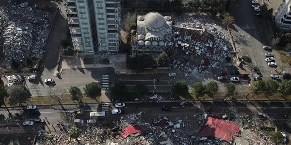 Destrucción en Kahramanmaras (Tuquía). Foto: EFE