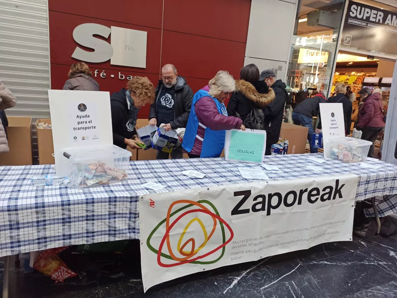 zaporeak janari bilketa donostia iturria arantxa arza