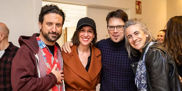 Nominados/as del cine vasco a los Premios Goya, en Sevilla.