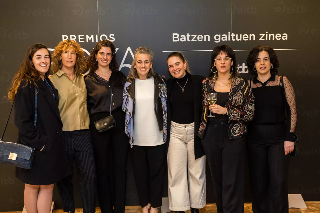 Nominados/as del cine vasco a los Premios Goya, en Sevilla.