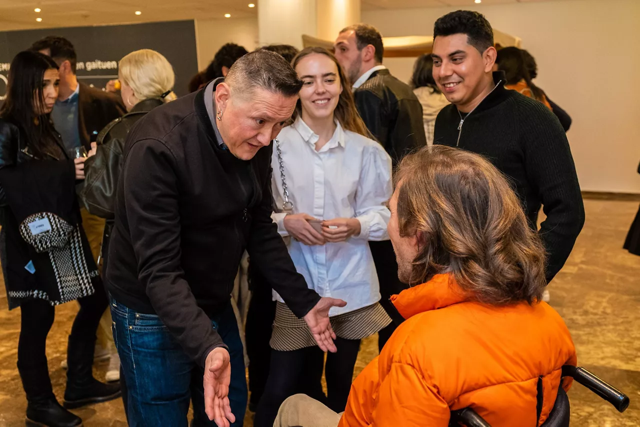 Nominados/as del cine vasco a los Premios Goya, en Sevilla.