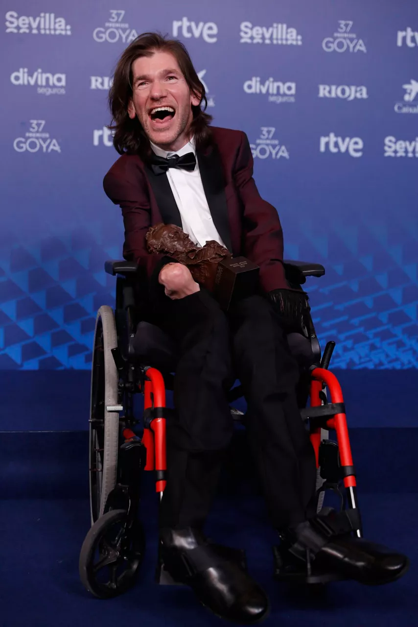 Telmo Irureta, ganador del Goya. EFE