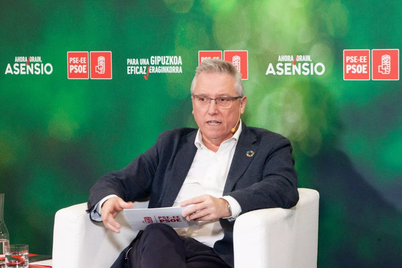 Jose Ignacio Asensio ahaldun nagusi izateko hautagaia, larunbat honetan. Argazkia: PSE-EE Gipuzkoa