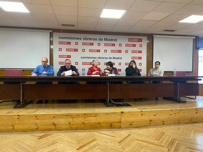 Presentación de las querellas. Foto: Coordinadora Estatal de Apoyo a la Querella Argentina
