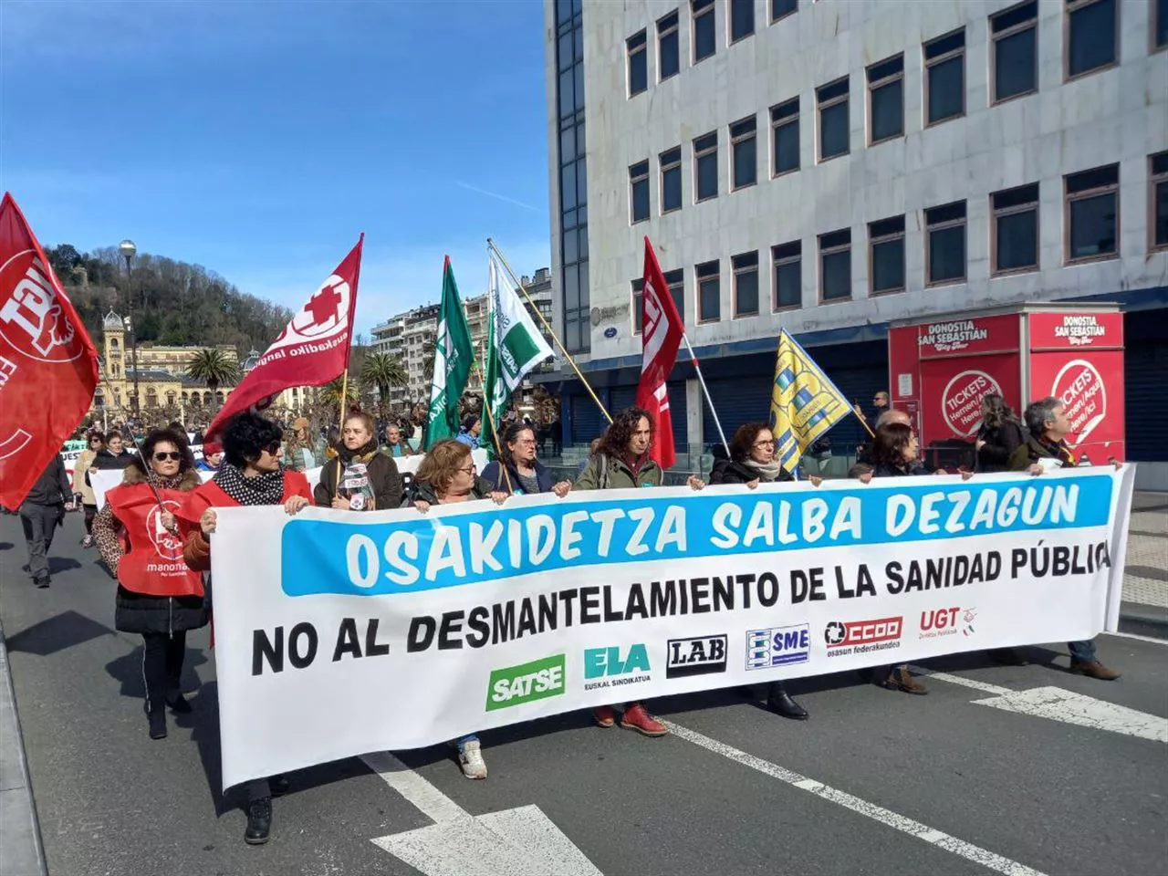 Osakidetzaren aldeko manifestazioa. Argazkia: LAB