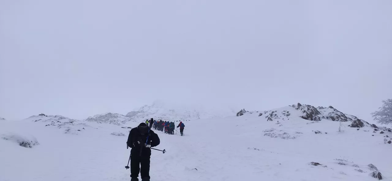 ARATZ MENDIA ELURRA NIEVE ASPARRENA ARABA EGILEA JOSE IGNACIO IZAGIRRE