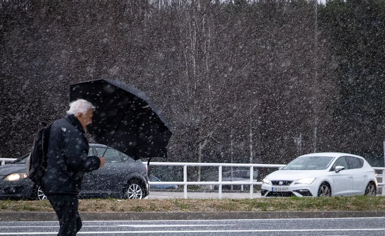 donostia san sebastian elurra nieve efe