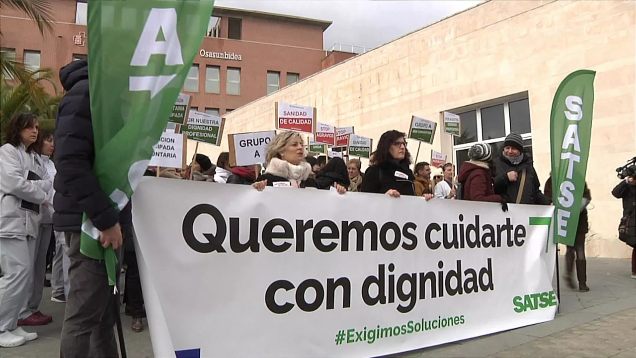Huelga en Osasunbidea.