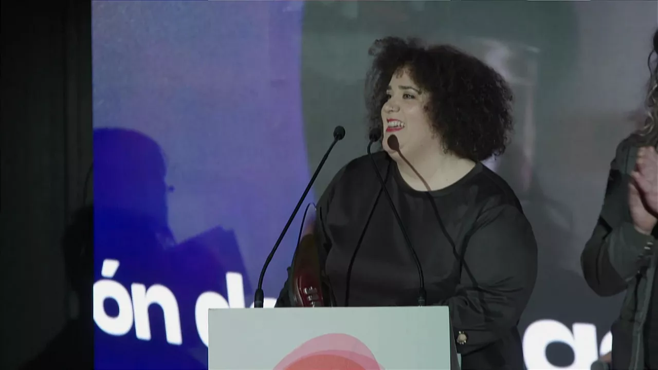 Aiora Renteria. EITB Mediaren bideo batetik ateratako irudia