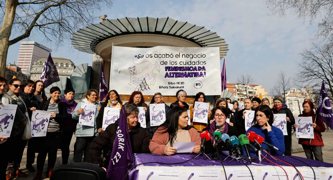 m8-feministak-prentsuarrekoa 8m movimiento feminista efe