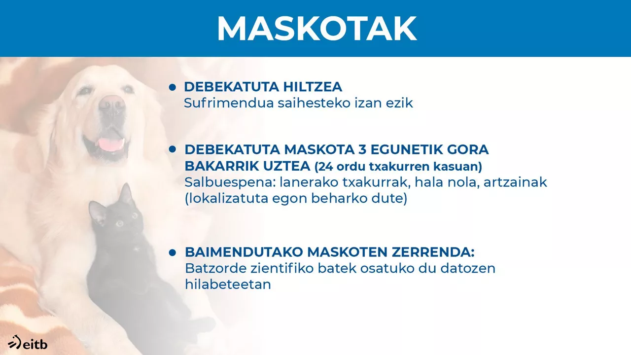 Animalien ongizatearen legea.