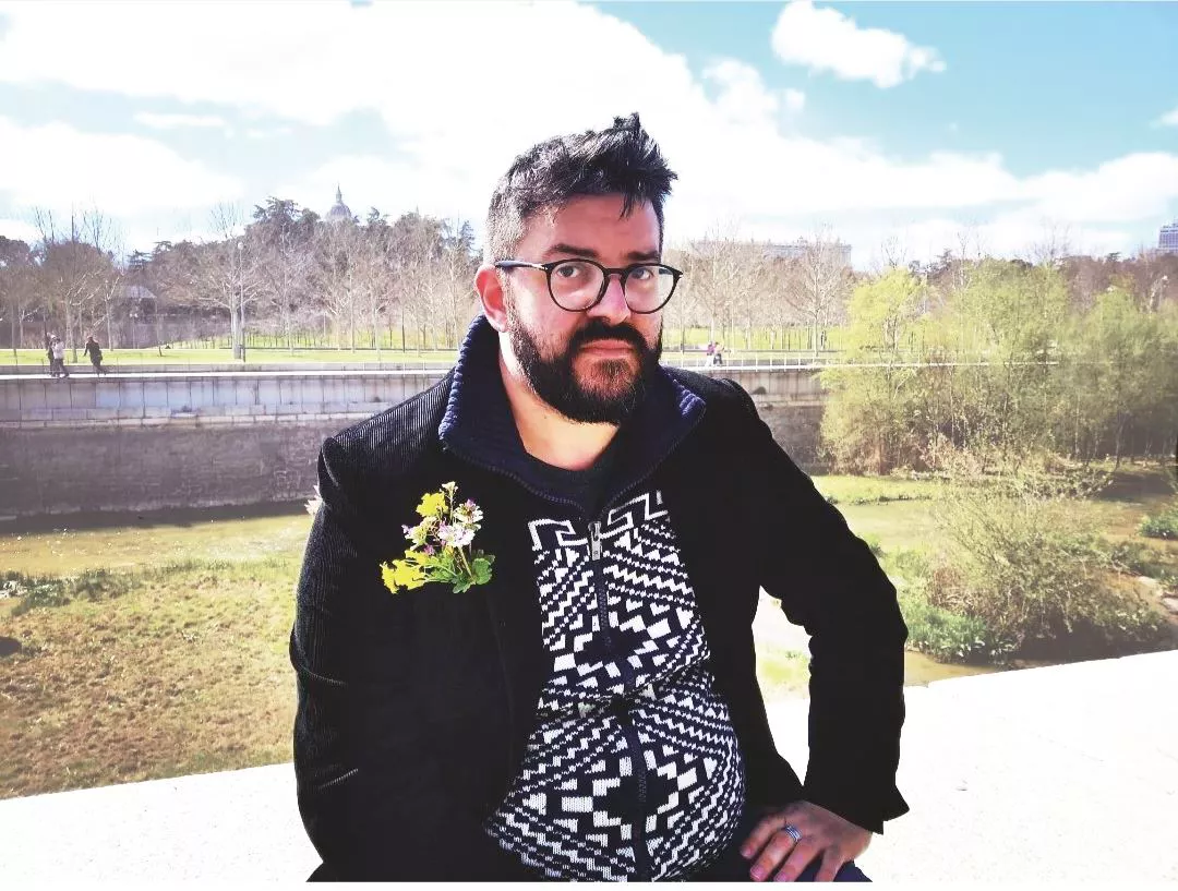 Angel Erro, autor del poemario "Poema liburu bat"