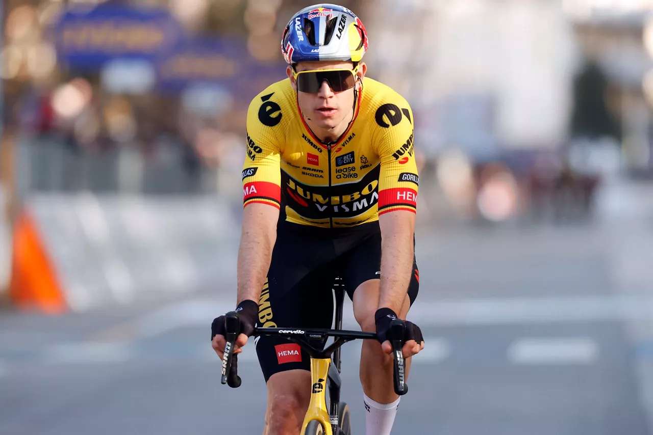 Wout van Aert erretiroa hartu arte arituko da Visma taldean. Argazkia: EFE.