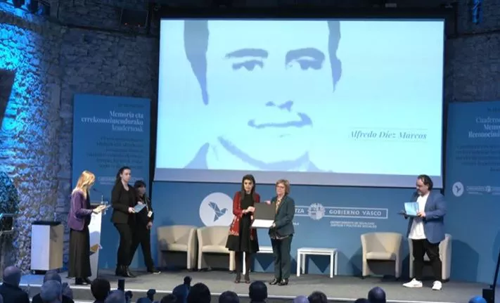 Melgosa, txostenak emateko ekitaldian.