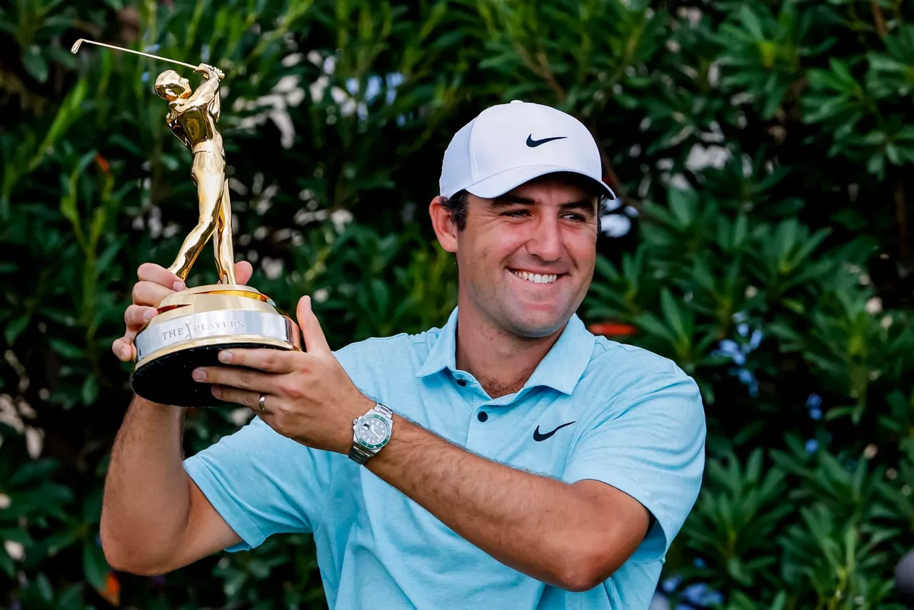 Scottie Schefflerrek The Players irabazi du, eta munduko sailkapeneko lehen postuan dago (EFE).