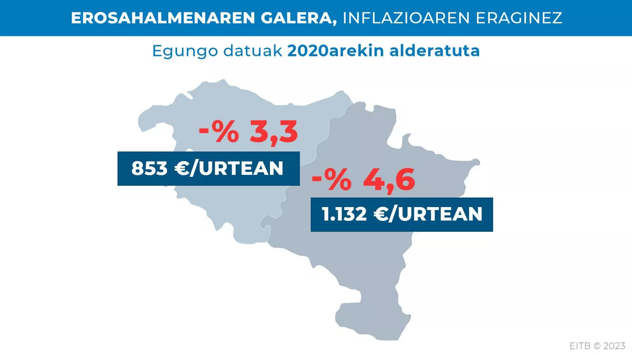 Erosahalmenaren galera Hego Euskal Herrian.