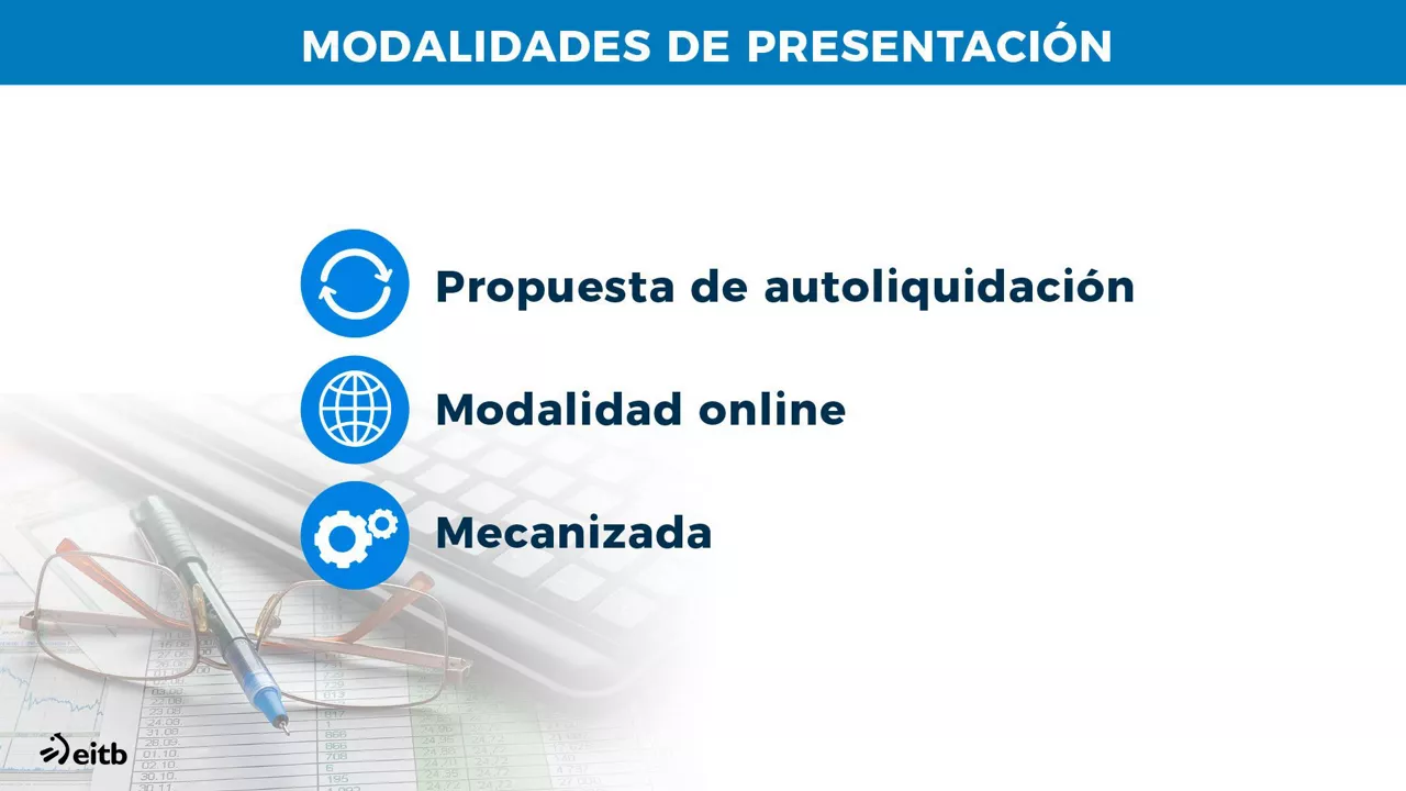 Modalidades de la declaración de la renta en Gipuzkoa