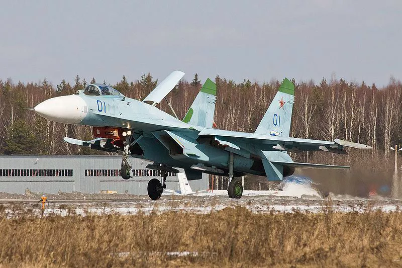 Caza SU-27. Foto: Wikimedia Commons