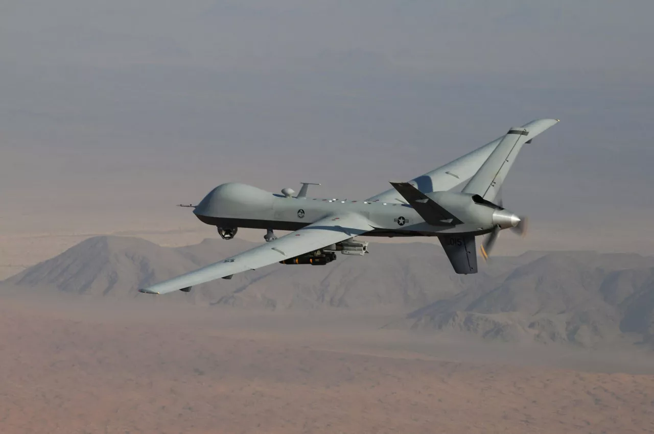 La aeronave MQ-9. Foto: EFE