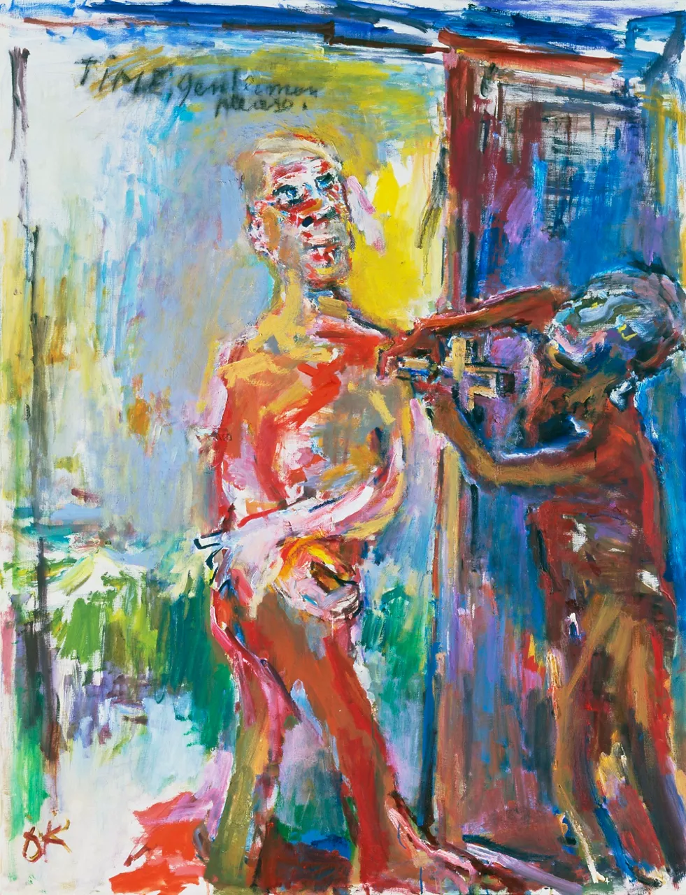 'Time, Gentlemen Please, 1971-1972' © Fondation Oskar Kokoschka, 2023, VEGAP, Bilbo