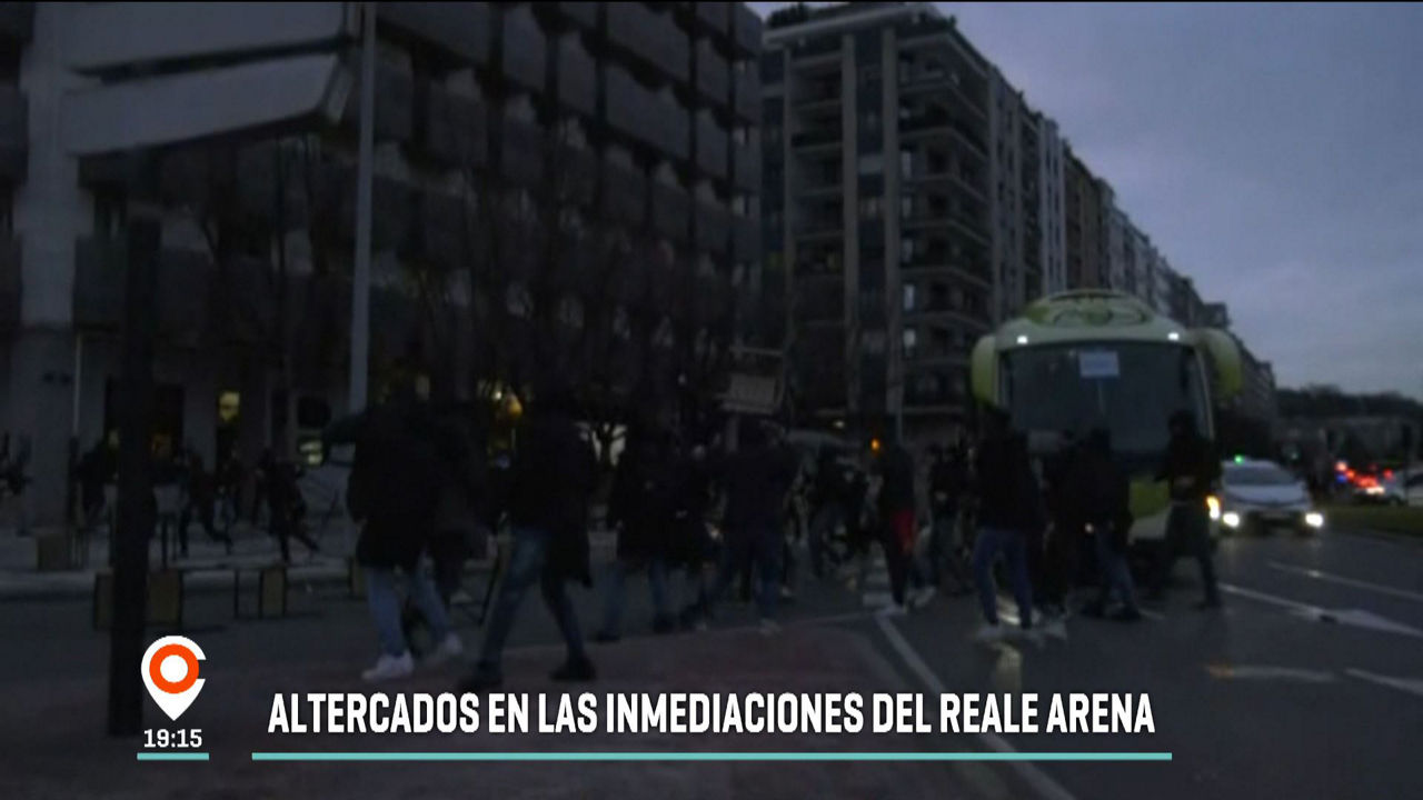 Imagen de altercados en otro partido
