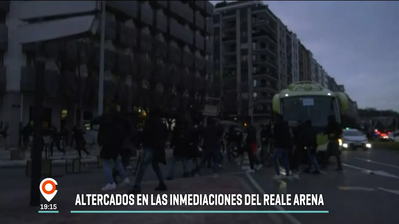 Imagen de altercados en otro partido