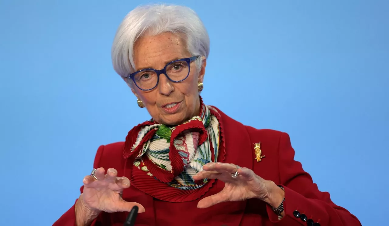La presidenta del BCE Christine Lagarde