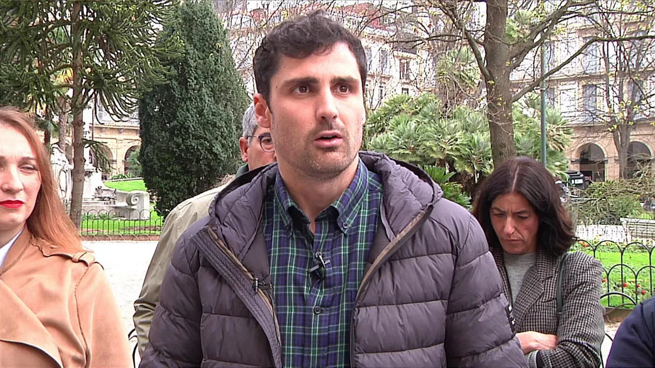 Mikel Lezama, Gipuzkoako Batzar Nagusietarako hautagaia. Argazkia: EITB Media
