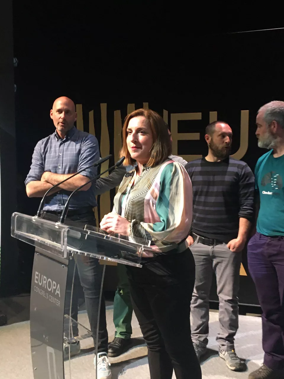 Edurne Basterra, nueva presidenta del sindicato UAGA. Foto: UAGA Twitter