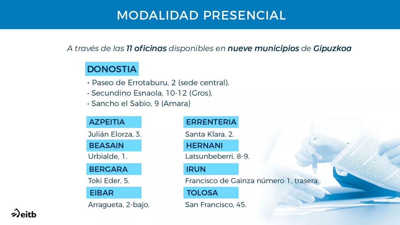 Declaración presencial