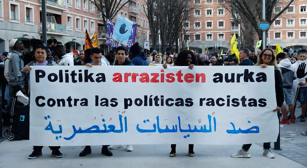 manifestacion racismo Bilbao efe