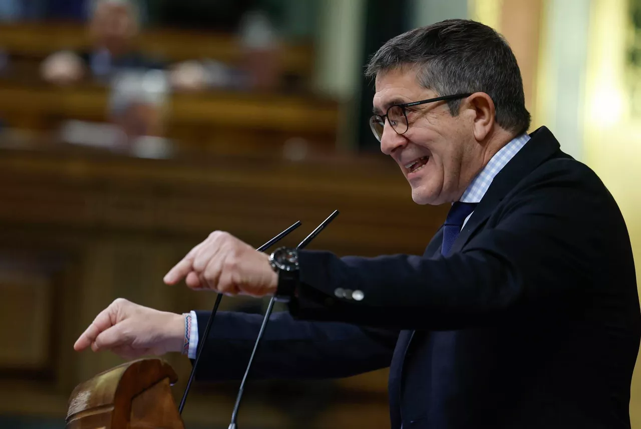 El socialista Patxi López en el Congreso de los Diputados.
