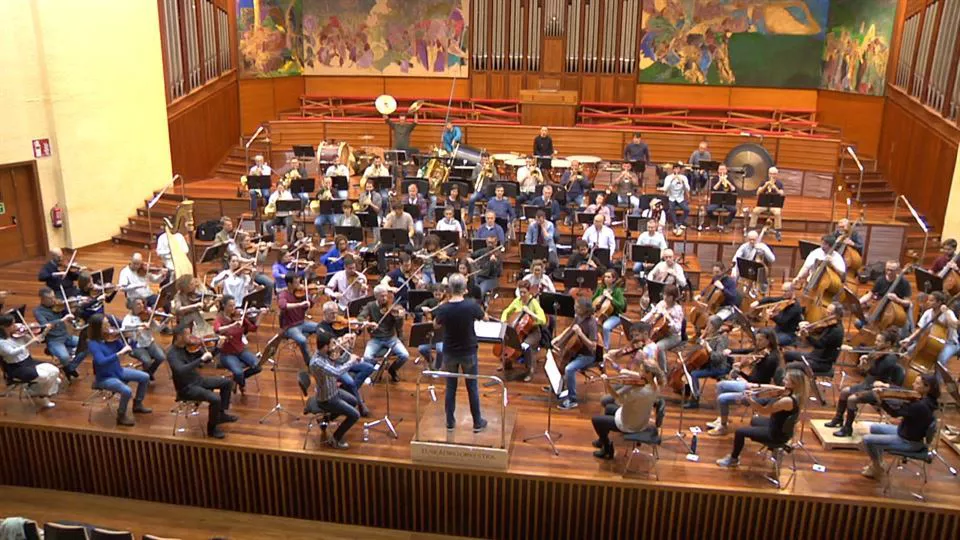 Imagen de archivo de un concierto de la Euskadiko Orkestra. Foto: EITB Media