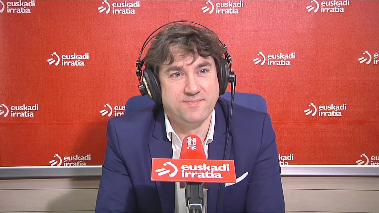 Andueza, elkarrizketaren une batean.