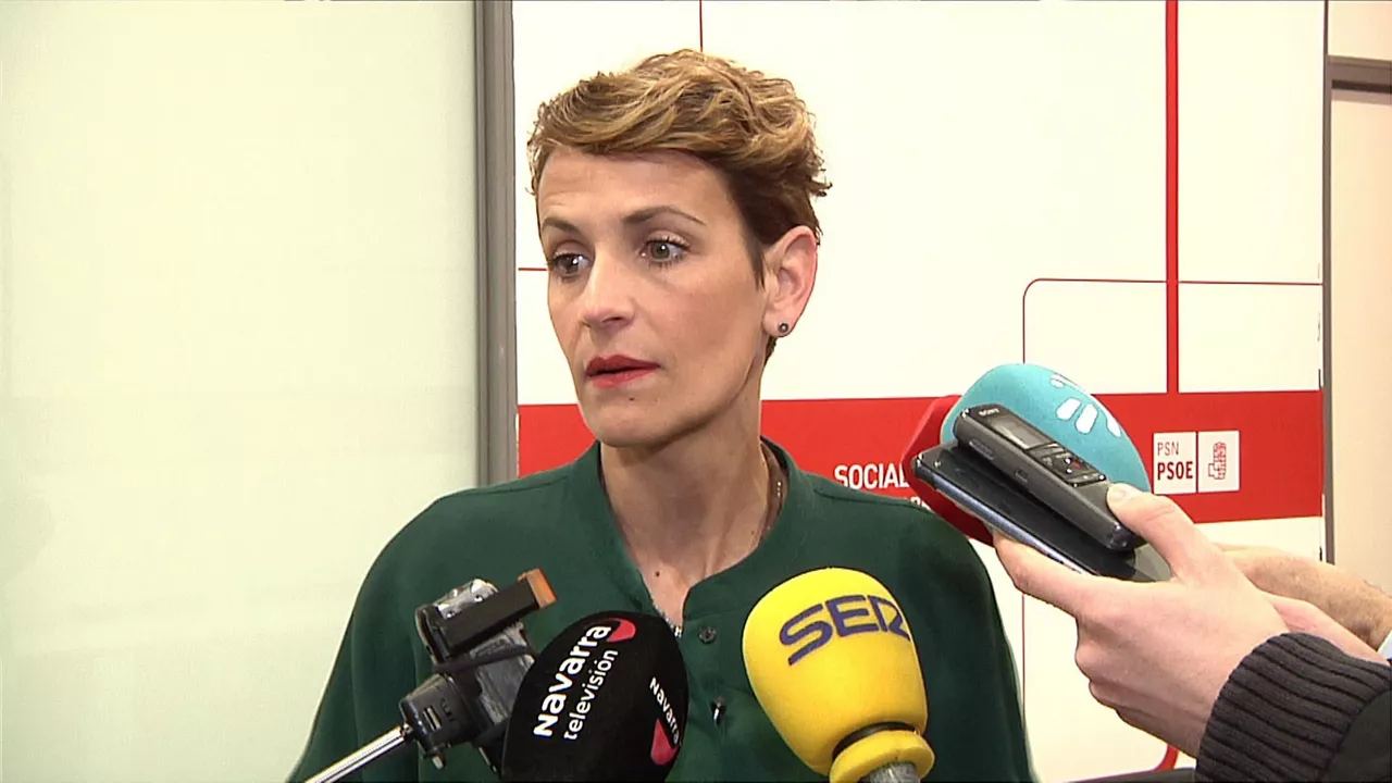 maria chivite nafarroako presidentea eitb media