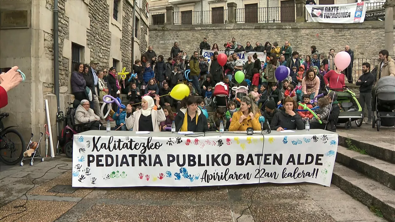 kalitatezko pediatra publiko baten alde gasteiz eitb media