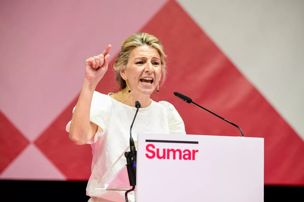 yolanda diaz sumar ekitaldia madrilen efe