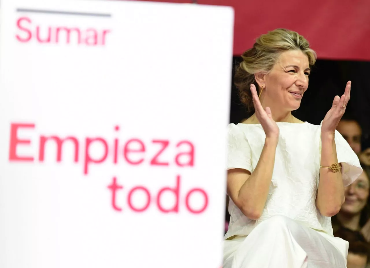 yolanda diaz sumar ekitaldia madrilen efe