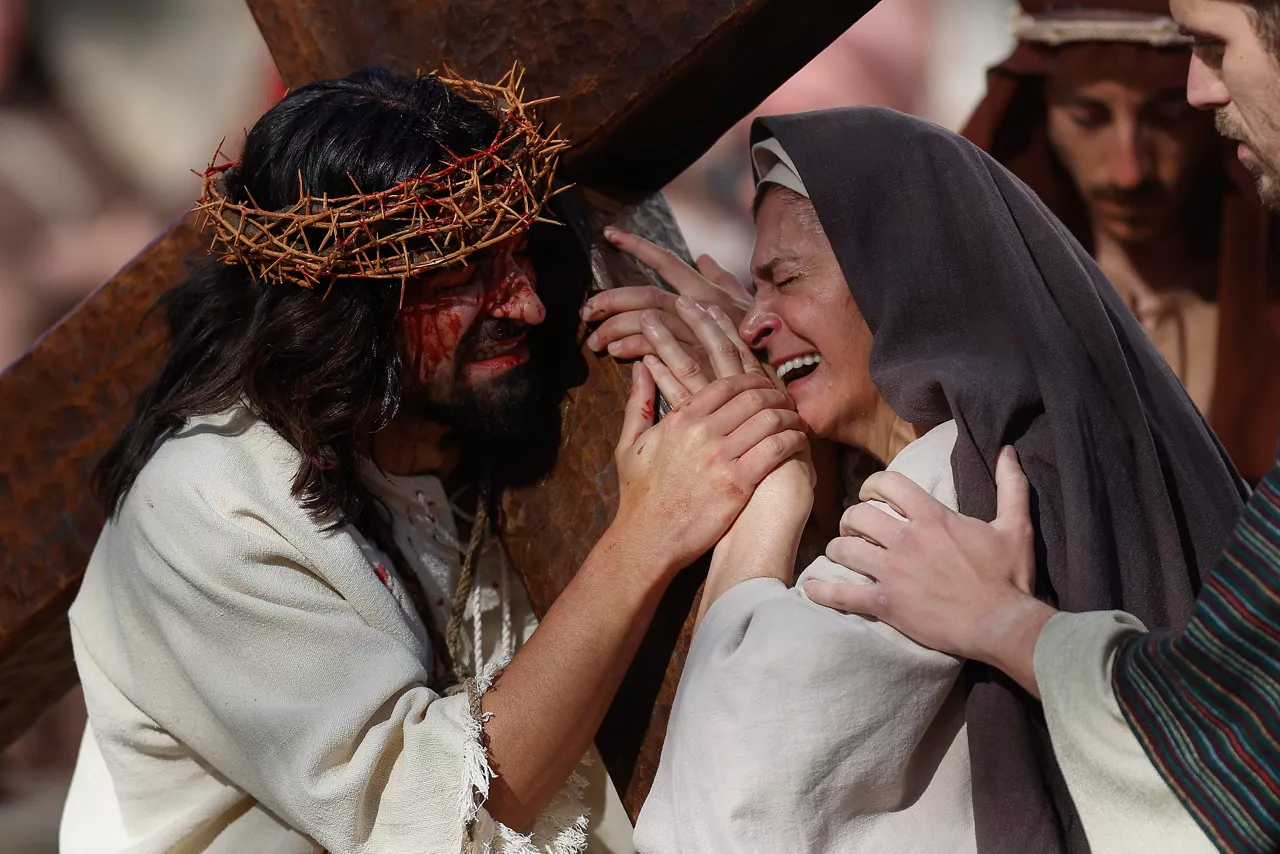 balmaseda pasion viviente aste santua semana santa efe
