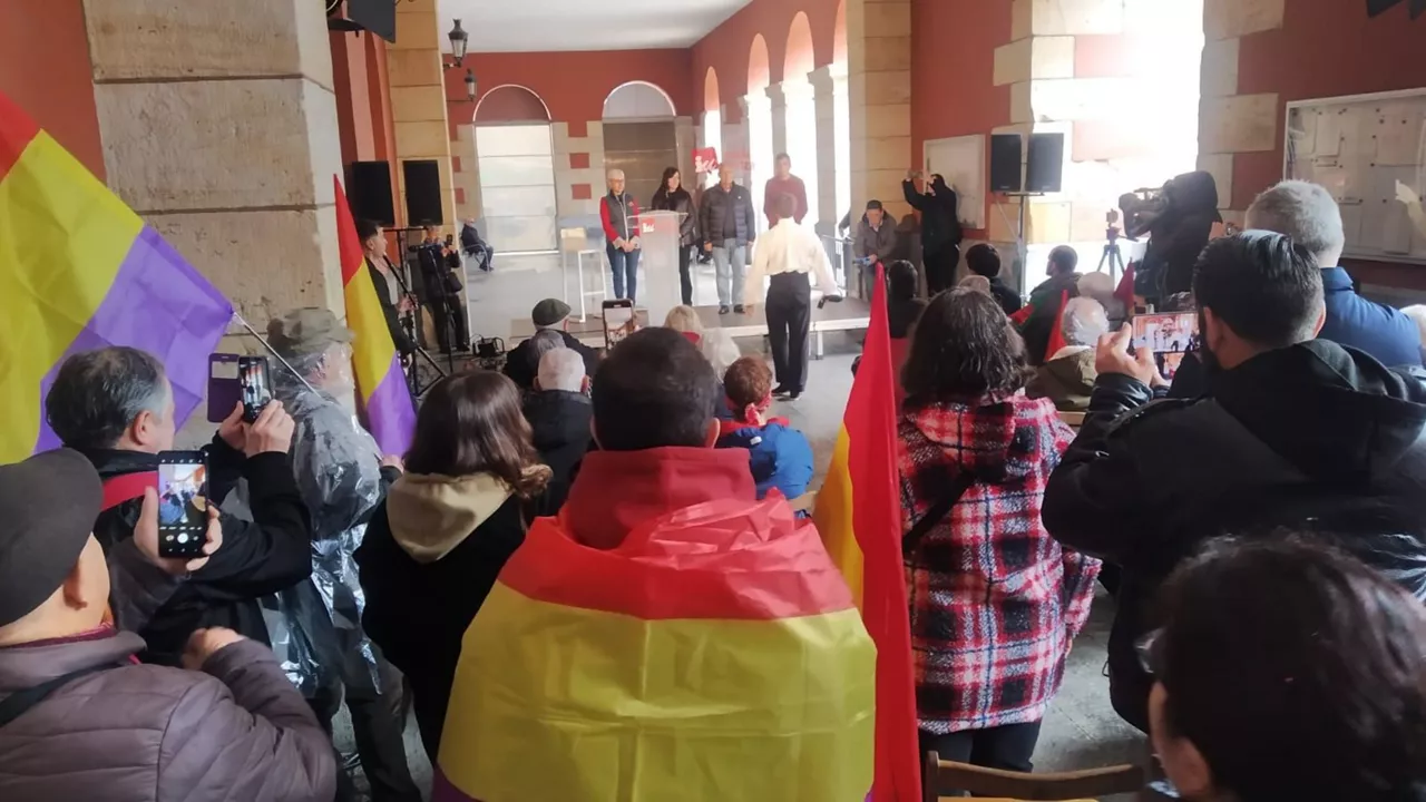 Acto por la República, este sábado, en EIbar. Foto: Aurkene Iturrioz
