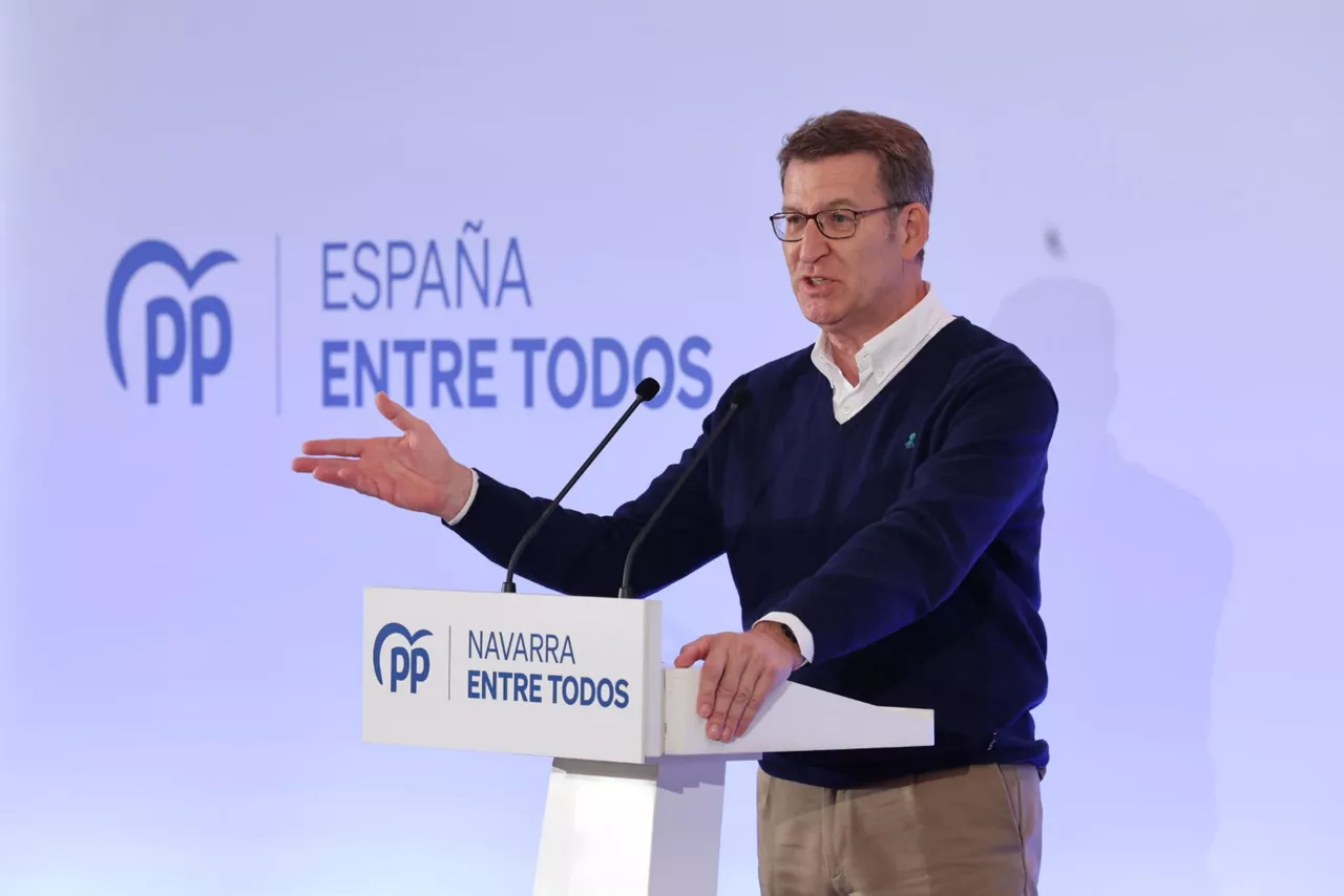 Alberto Nuñez Feijoo Cintruenigon. Argazkia: Efe
