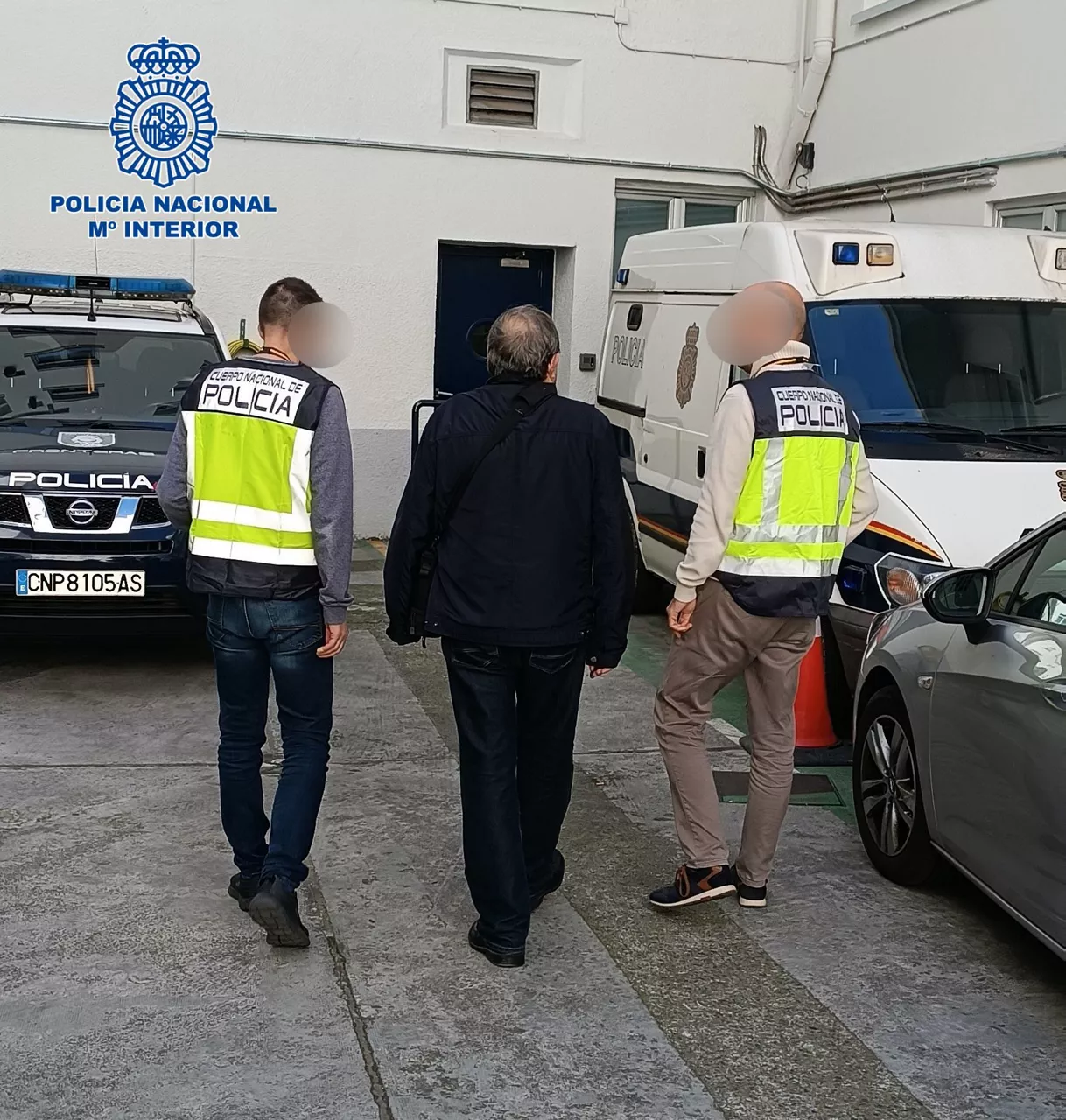 Operación policial en Bizkaia. Foto: Policía Nacional