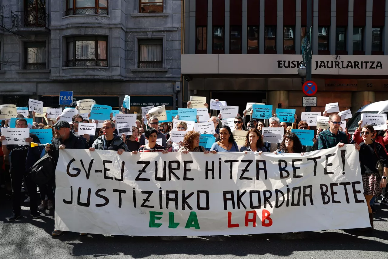 huelga greba justicia justizia bilbo bilbao efe