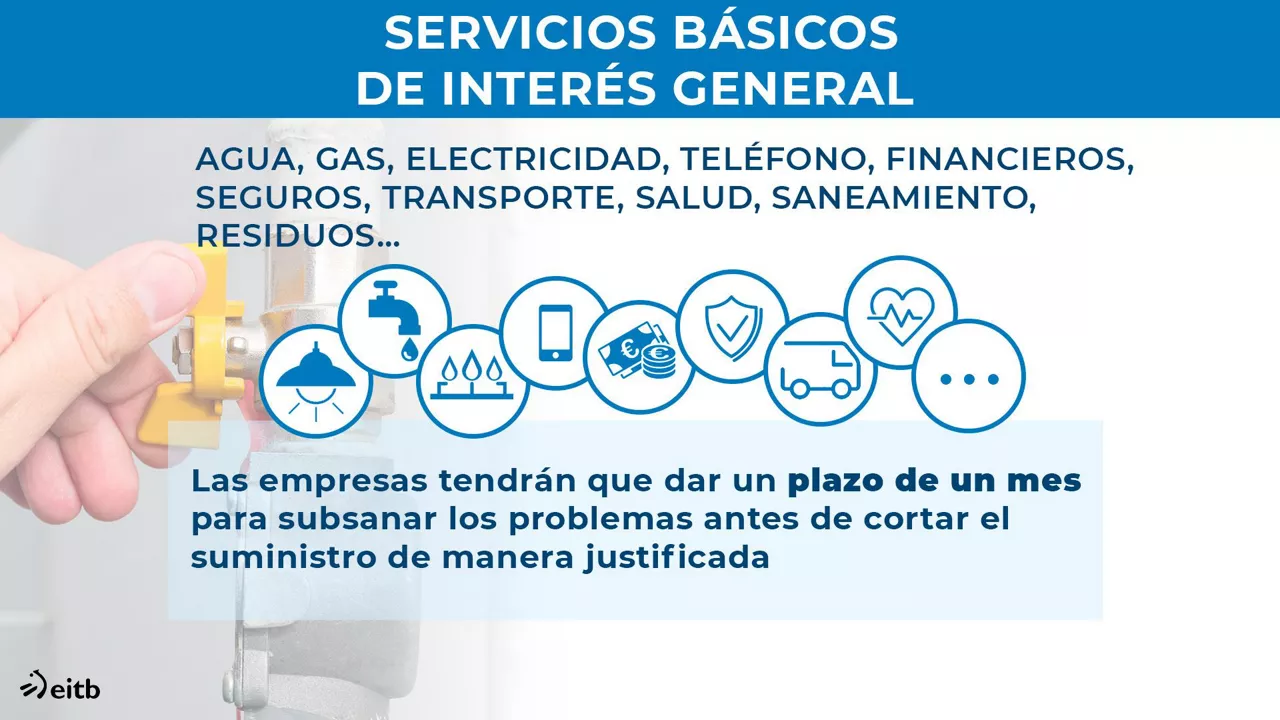 Servicios básicos de interés general.