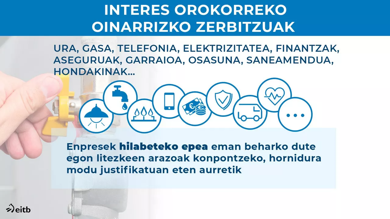 Interes orokorreko funtsezko zerbitzuak.